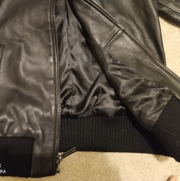 Michael Kors genuine leather jacket XS - Picture 6 of 10